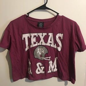 Maroon Crop Top 